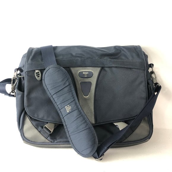 tumi nylon messenger bag